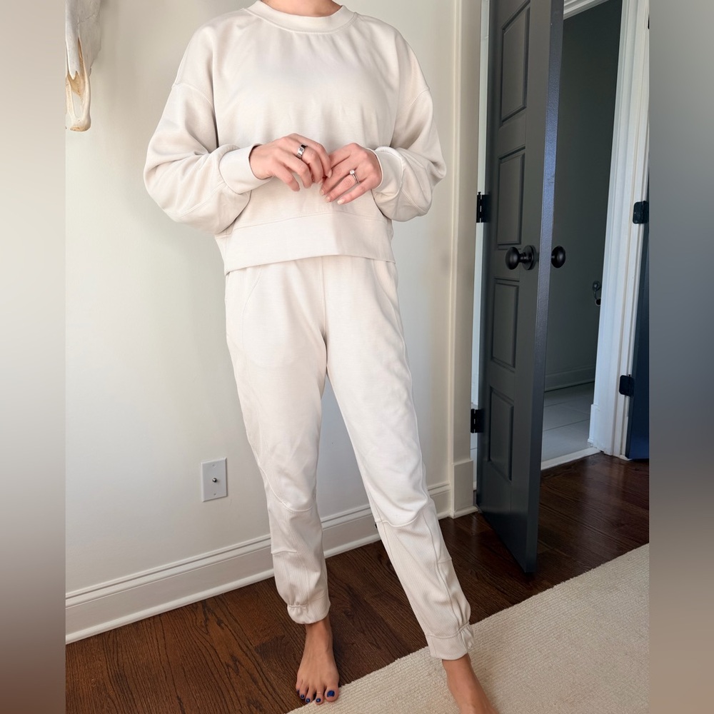 Lululemon Cream Lounge Set